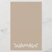 Papier Devinez Le Jeu Fête des mariées Robe (Dos)