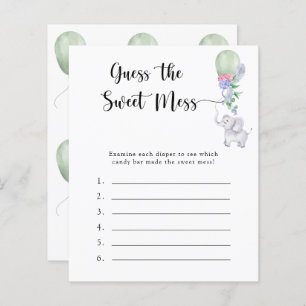 Papier Devinez le jeu Sweet Mess - Elephant