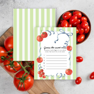 Papier Devinez le jeu Sweet Mess - Tomate