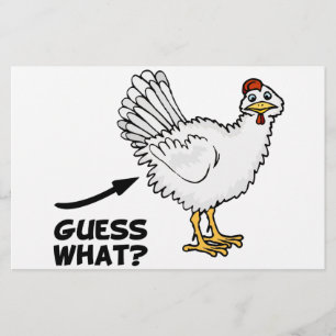 Papier Devinez quel bouton de poulet