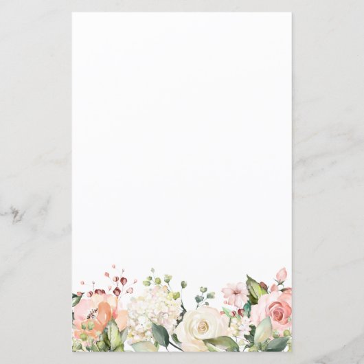 Papier Devinez Qui Baby shower Jeu Floral (Dos)