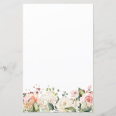 Papier Devinez Qui Baby shower Jouer La Verdure Florale (Dos)