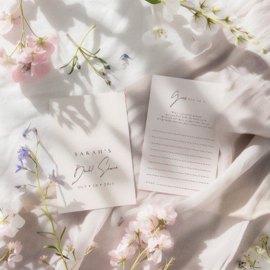 Papier Devinez Qui Je Suis Jeu De Fête des mariées Rose B