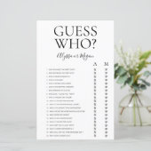 Papier Devinez Qui Jeu de Salle de Bain LGBTQ (Debout devant)