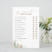 Papier Devinez qui maman ou papa Baby shower jeu (Debout devant)