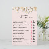 Papier Devinez qui marié ou groom jeu de douche (Debout devant)