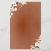 Papier Devinez qui marié ou groom - Jeu Floral en terre c (Dos)