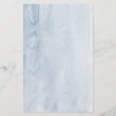 Papier Devinez qui marié ou la chambre - Dusty Blue Game (Dos)