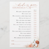 Papier Devinez qui marié ou la chambre - Pampas Grass Gam (Devant)