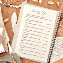 Devinez qui minimaliste Mariage et Fête des mariée