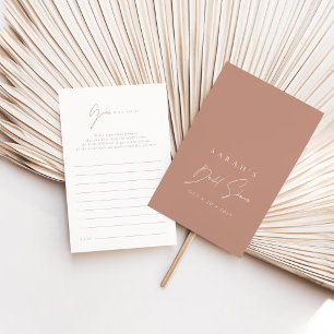 Papier Devinez Qui Suis-Je Jeu De Fête des mariées Rose V