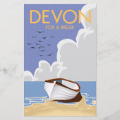 Papier Devon pour un aimant de pause (Devant)