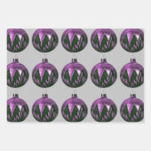 Papier d'habillage d'art de Noël de style rétro vi (Devant 2)