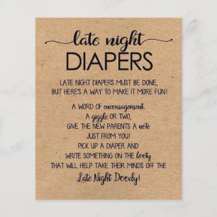 Papier Diapeurs nocturnes imprimables, Baby shower rustiq