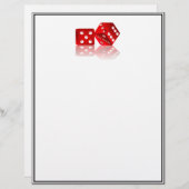 Papier Dice Las Vegas (Devant / Derrière)