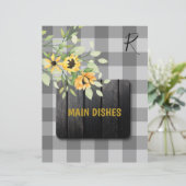 Papier Dinateur organisateur de la recette de buffle ferm (Debout devant)