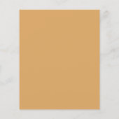 Papier Dîner de répétition blanc Mimosa jaune (Dos)