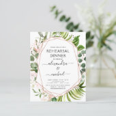 Papier Dîner de répétition budgétaire Eucalyptus Vert (Debout devant)