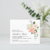 Papier Dîner de répétition Chic Pink Green Orange (Debout devant)