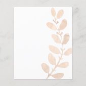 Papier Dîner de répétition du Mariage du budget Invitatio (Dos)