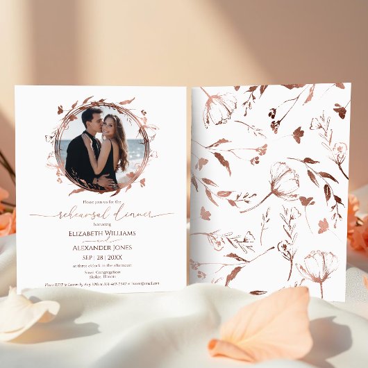 Papier Dîner de répétition du printemps Fleur sauvage de 