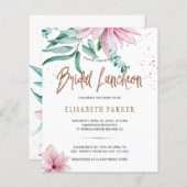 Papier Dîner nuptiale invitation à la douche nuptiale (Devant / Derrière)