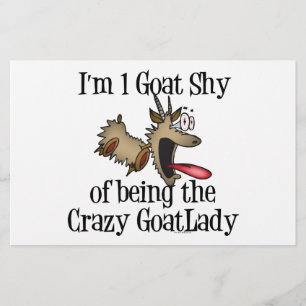 Papier Dingue Goat Lady GetYerGoat