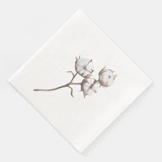 Papier Dinner servetten met Katoen Design (Hoek)