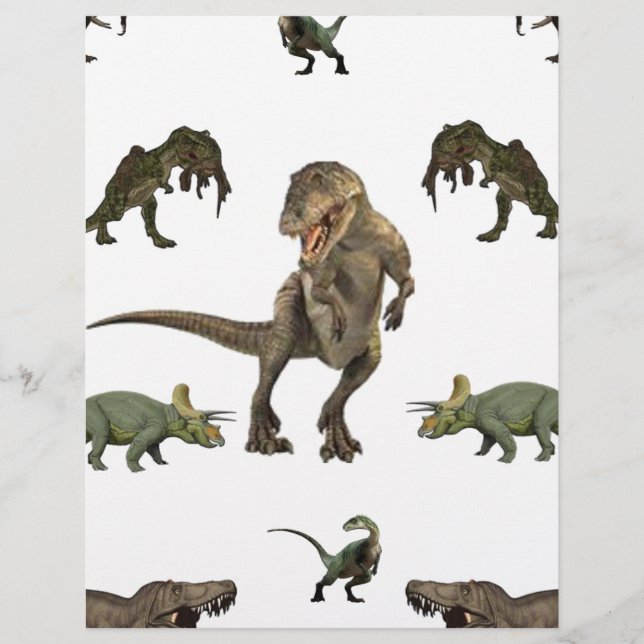 Papier Dinosaure (Devant)