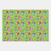 Papier Dinosaure de Noël pour enfants (Devant)