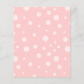 Papier dinosaure rose bébé 2e anniversaire invitation bud (Dos)