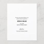 Papier Diplômé de l'Université Economique avec photo (Dos)