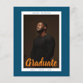 Papier Diplôme d'études supérieures en photo sur mesure (Devant)