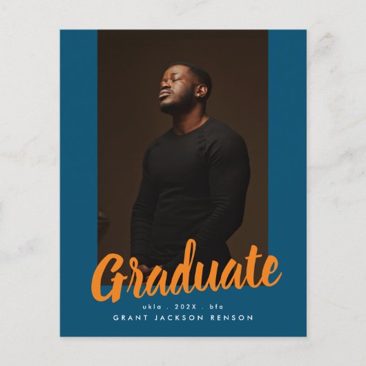 Papier Diplôme en photo de l'Université Bleue d'Orange (Devant)