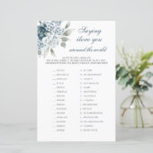 Papier Dire que je t'aime autour du monde jeu de la nupti (Debout devant)