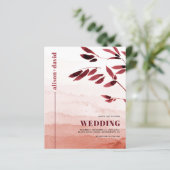 Papier Direction du budget faire-part de mariage japonais (Debout devant)