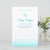 Papier Dirty Diaper - Baby shower Jeu (Debout devant)