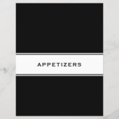 Papier Divider chapitre livre de recettes | Entrées (Devant)