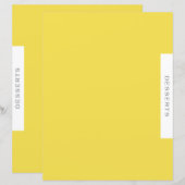 Papier Divider de recette | Catégorie de dessert | Simple (Devant / Derrière)