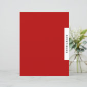 Papier Divider de recette | Entrées | Noir rouge et blanc (Debout devant)