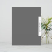 Papier Divider de recette | Légumes | Gris et blanc (Debout devant)