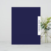 Papier Divider de recette | Plats Côtés | Simple Navy & W (Debout devant)