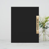 Papier Divider de recette | Plats principaux | Or noir (Debout devant)