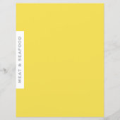 Papier Divider de recette | Viande et fruits de mer | Sim (Dos)
