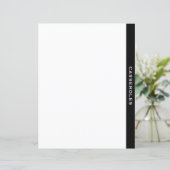 Papier Divider Recette Noire & Blanc | Casseroles (Debout devant)