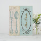 Papier Dividers Recette Lettres Antiques (Debout devant)