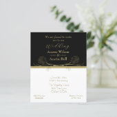 Papier Divideur or et noir Elegant or (Debout devant)