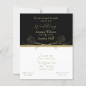 Papier Divideur or et noir Elegant or (Devant)