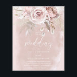Papier Divine Blush Dusty Rose Budget Faire-part de maria<br><div class="desc">Divine Blush Dusty Rose Budget Faire-part de mariage</div>