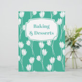 Papier Diviseur blanc et vert chaud et brillant Recette (Debout devant)